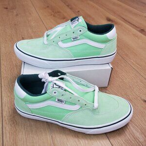 Vans Skate Rowan Light Green White Size US 10.5 Mens New Rare Skateboarding